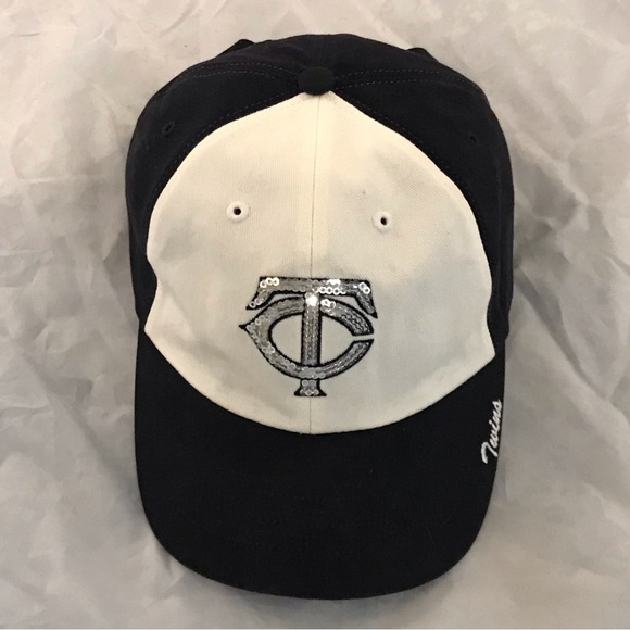 Women's Fan Favorite MLB Minnesota Twins Sequin Baseball Hat - Picture 10 of 16